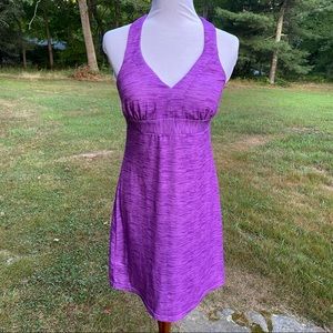 GERRY DRESS PURPLE ACTIVE SLEEVELESS HIGH WAIST BUILT IN BRA SIZE S